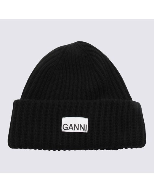 Hats Blacks And Greys-Donna di Ganni