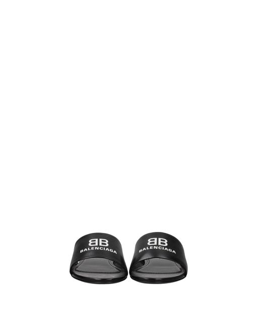 Balenciaga clearance slippers black