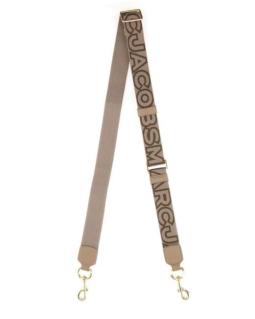 Fabric Strap With Logo-Donna di Marc Jacobs in Natural