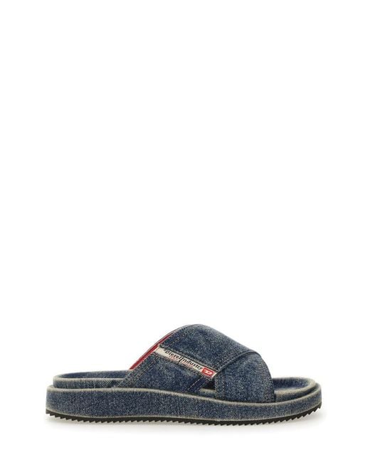DIESEL Blue Cris Cros" Slide Sandals for men