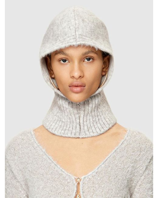 Low Classic Mohair Balaclava in Gray | Lyst