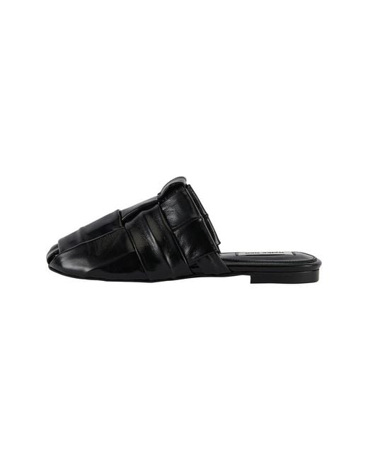 woven flat mule
