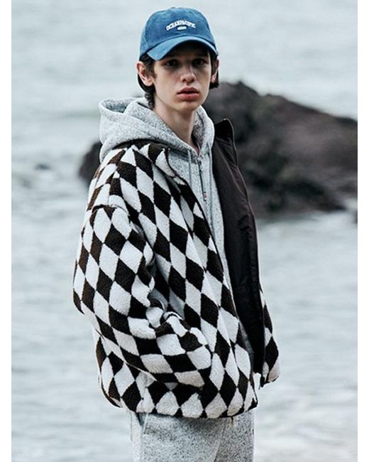 Ocean Pacific Reversible Pattern Boa Fleece Jacket for Men | Lyst UK