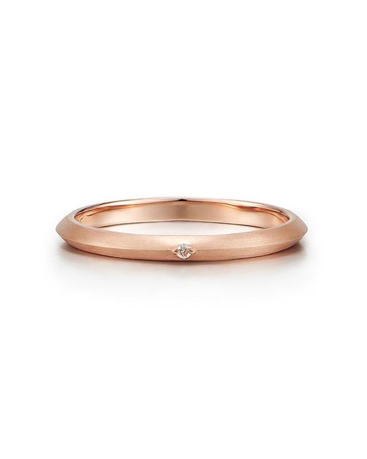HYÈRES LOR Petitlor 14k Point Line Ring in Pink | Lyst