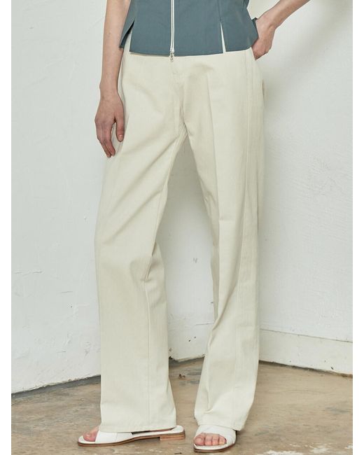 Cotton Drill Relaxed Fit Pants  Karma East Australia