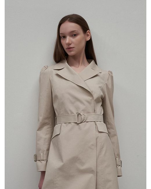 Ame Lily Trench Coat in Natural | Lyst