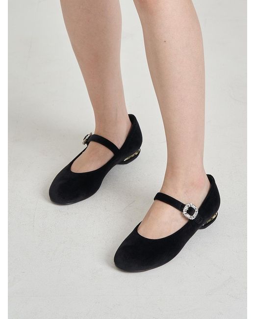 HAILEY Hj23105 Velvet Mary Jane in Pink Lyst