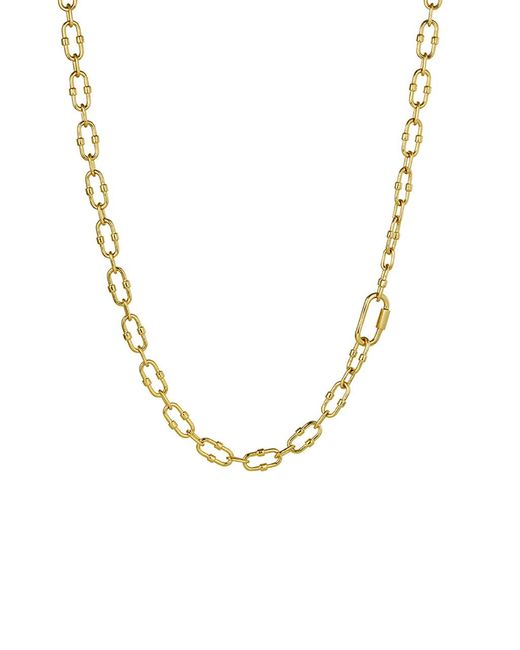 HYÈRES LOR Shackle Screw Chain Necklace in Yellow | Lyst