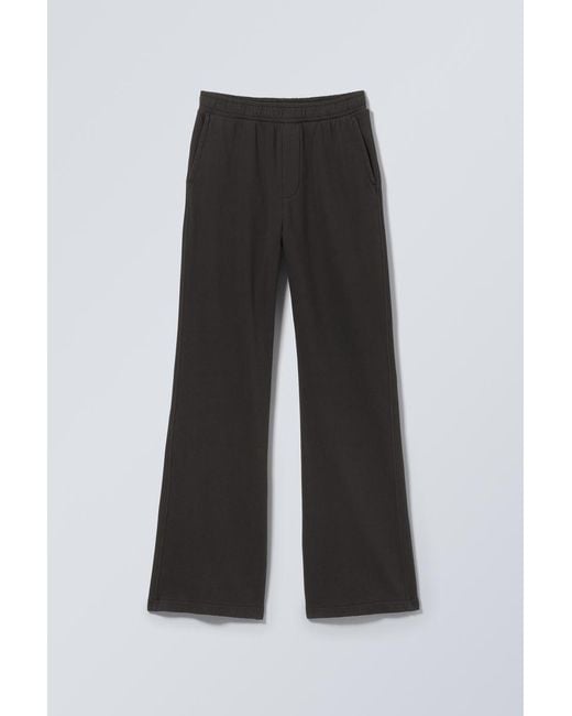 Weekday White Flared Sweatpants for men