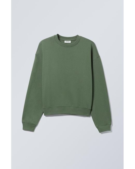 Weekday Green Essence Standard Sweatshirt
