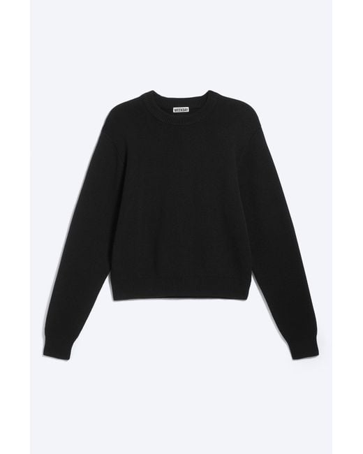 Weekday Black Cotton Jumper for men
