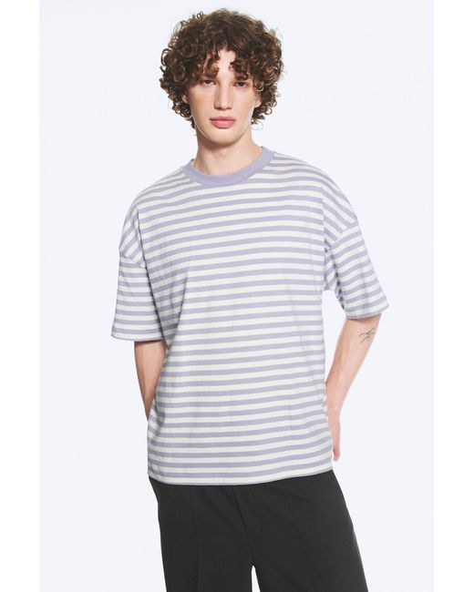 Weekday White Oversized Boxy T-Shirt for men