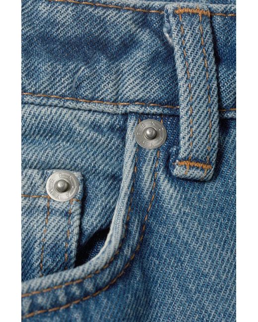 Weekday Schmale Jeans City Mit Hohem Bund in Blue für Herren