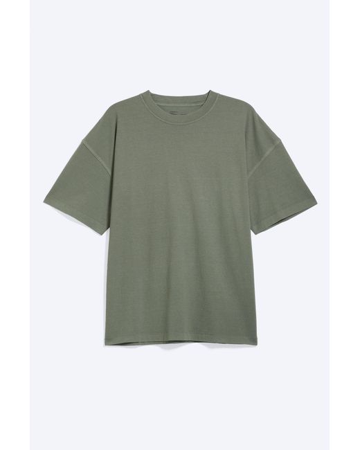 Weekday Green Oversized Boxy T-Shirt for men