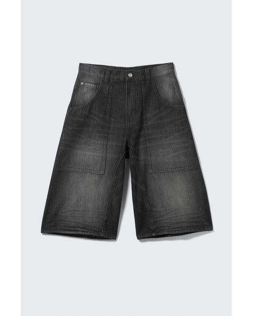 Cheap Monday Gray Dunno Loose Fit Carpenter Jorts for men