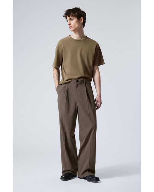 Weekday Oversized-Anzugshose Uno in Brown für Herren
