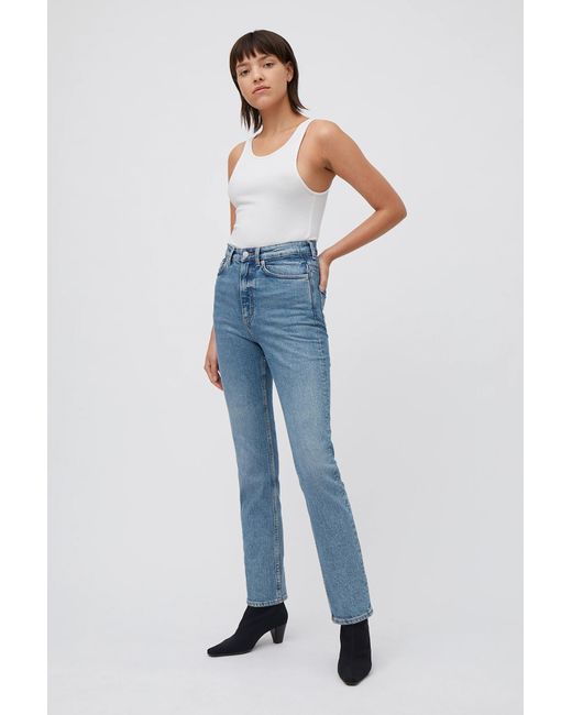 Weekday Denim Case High Straight Jeans 
