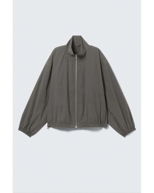 Weekday Black Hanne H Oversized Track Jacket