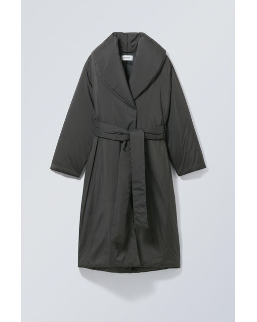 Weekday Black Zyan Padded Coat