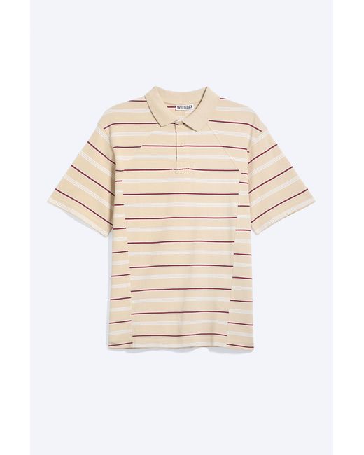 Weekday Multicolor Boxy Loose Polo Shirt for men
