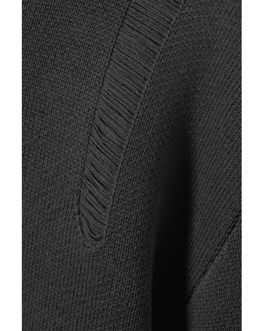 Weekday Lockerer Distressed-Pullover Daniel in Black für Herren