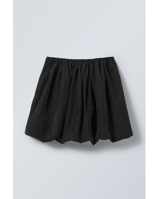 Weekday Black Olivia Balloon Skirt