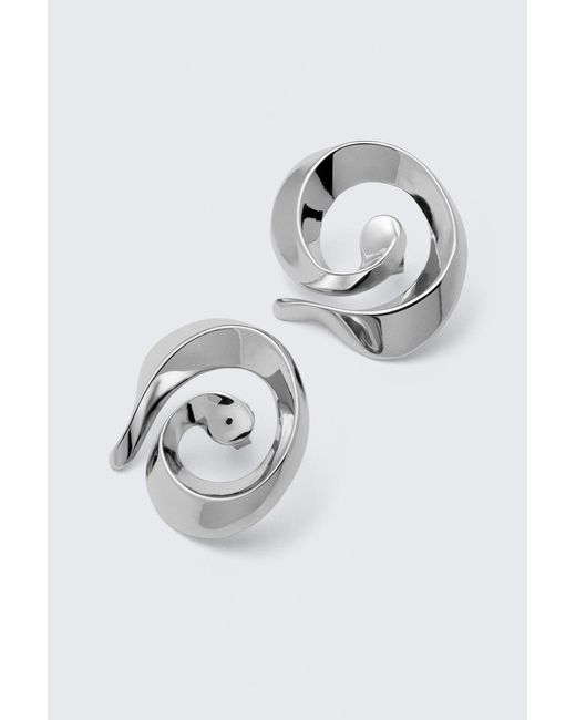 Weekday Blue Twist Earrings