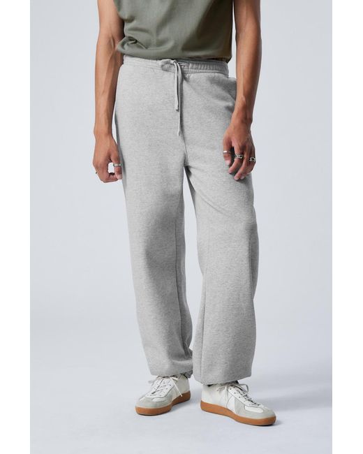 Weekday Gray Relaxed Heavyweight Sweatpants for men