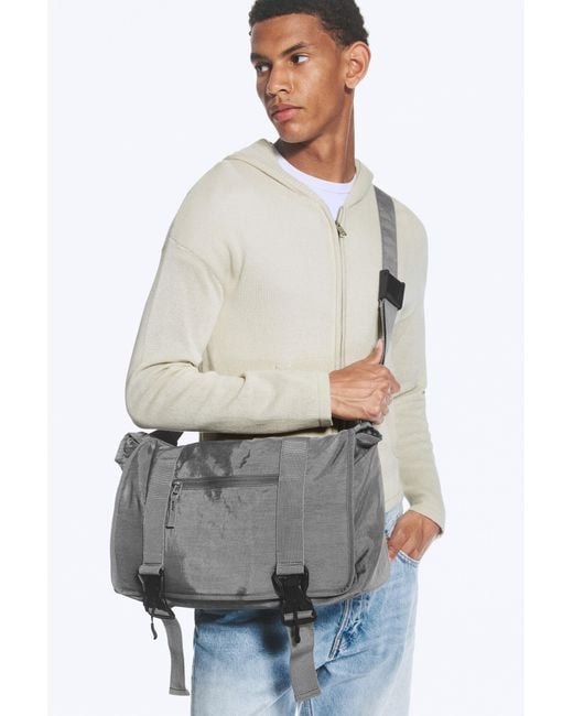 Weekday Gray Large Crossbody Bag