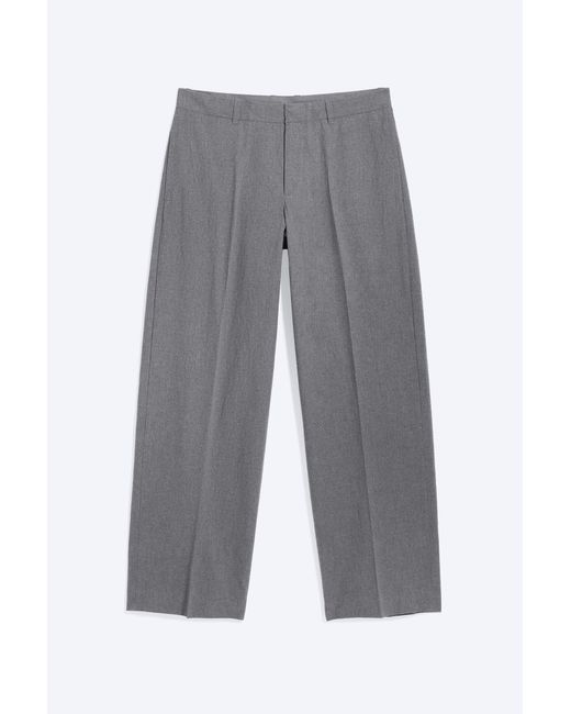 Weekday Blue Florian Pleated Relaxed Suiting Trousers for men