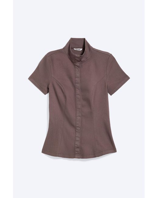 Weekday Multicolor Fitted Cotton Top