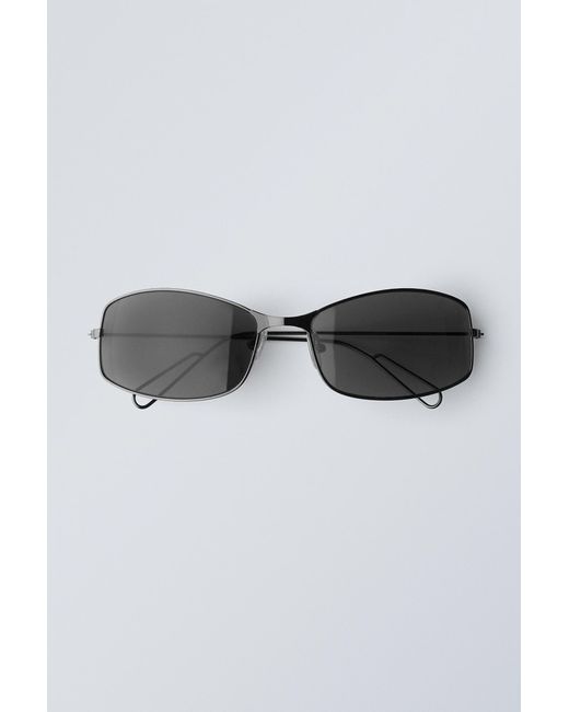 Weekday Gray Flash Sunglasses