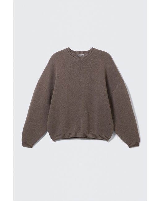 Weekday Multicolor Oversized Heavyweight Cotton Sweater for men