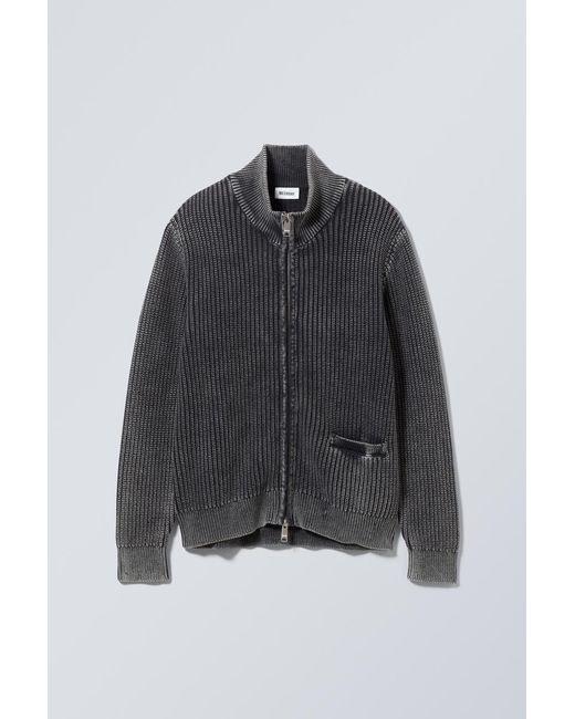 Weekday Black Mattias Regular Cardigan for men