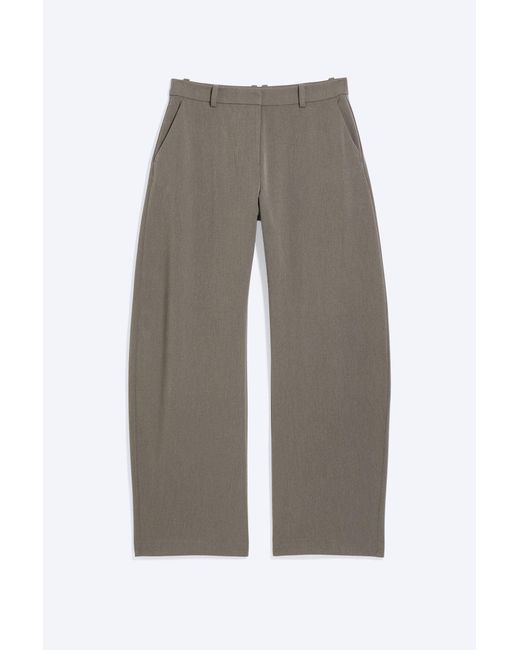 Weekday Gray Barrel Suiting Trouser