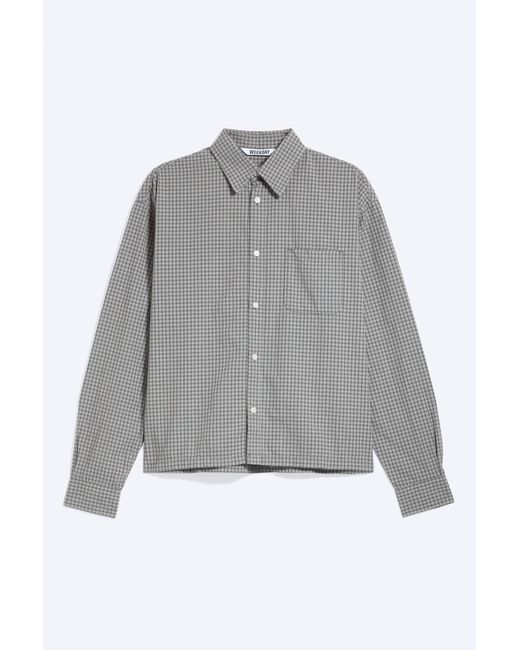 Weekday Gray Relaxed Boxy Poplin Shirt for men