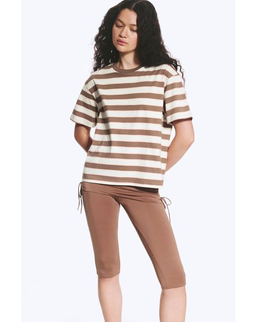 Monki Multicolor Boxy Cotton T-Shirt