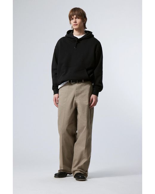 Weekday Black Astro Loose Trousers for men