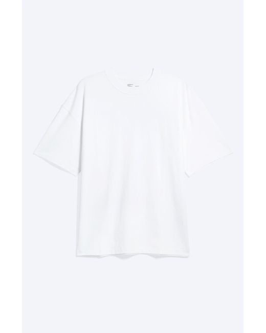 Weekday White Oversized Boxy T-Shirt for men