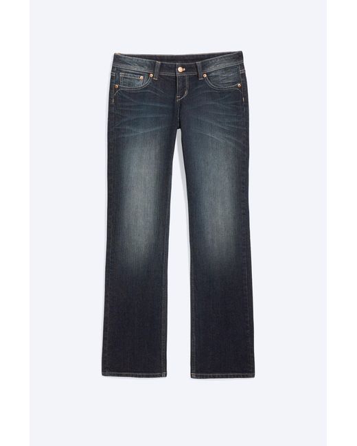 Cheap Monday Blue Riot Low Rise Slim Fit Bootcut Jeans