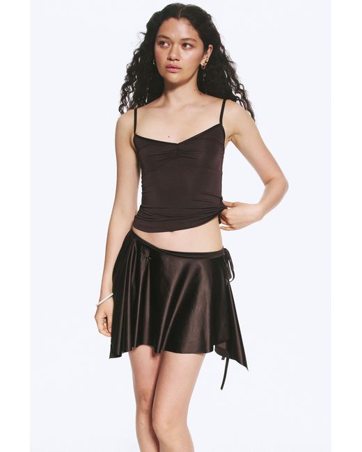 Monki Black V-Neck Strap Top