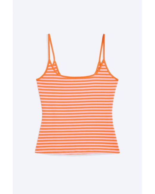 Monki Multicolor Slim Strap Tank Top