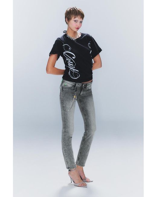 Cheap Monday Sleezie Low Waist Skinny Jeans in Blue Lyst UK