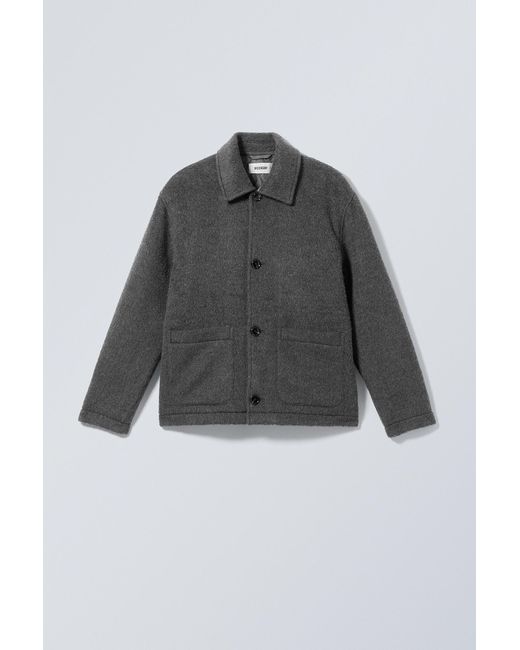 Weekday Black Rory Wool Jacket for men