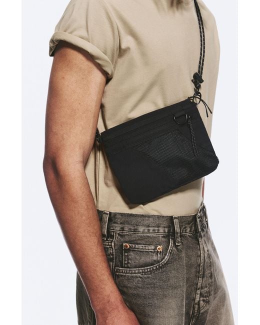 Weekday Black Mini Utility Crossbody Bag