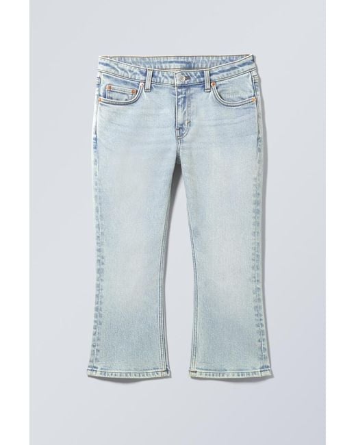 Weekday Blue Flame Capri Jeans