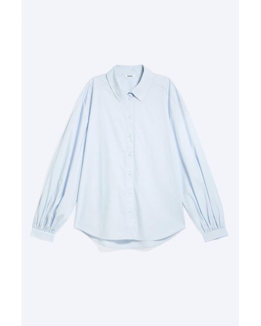 Monki White Balloon Sleeve Shirt