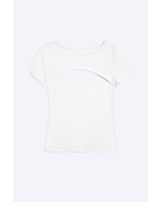 Weekday White Layered Two-Piece Bolero Top