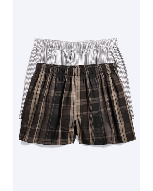 Weekday Gray 2-Pack Boxer Shorts for men