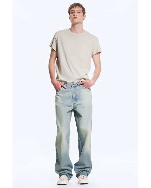 Weekday Multicolor Galaxy Mid Rise Loose Straight Jeans for men